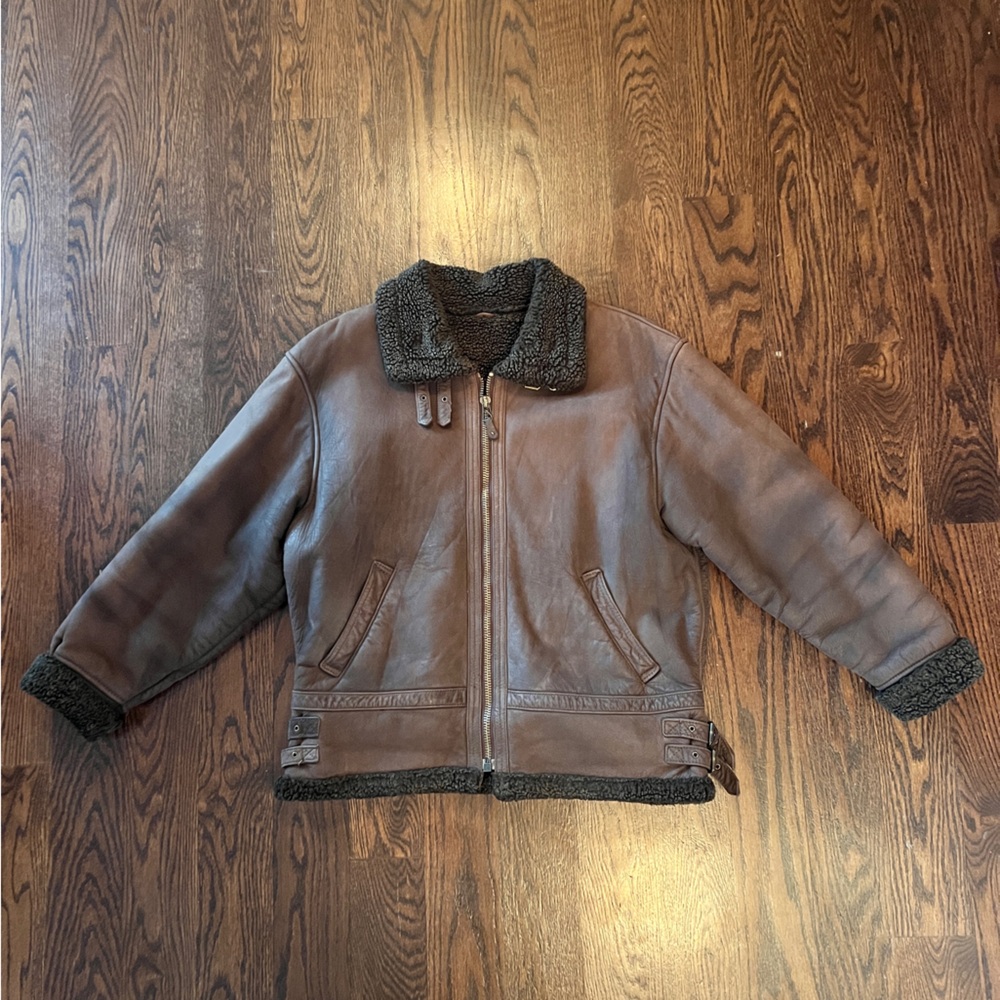 SHUN Brown Shearling Jacket